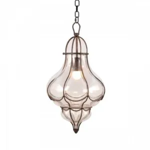 1 Light Pendant Blown Glass