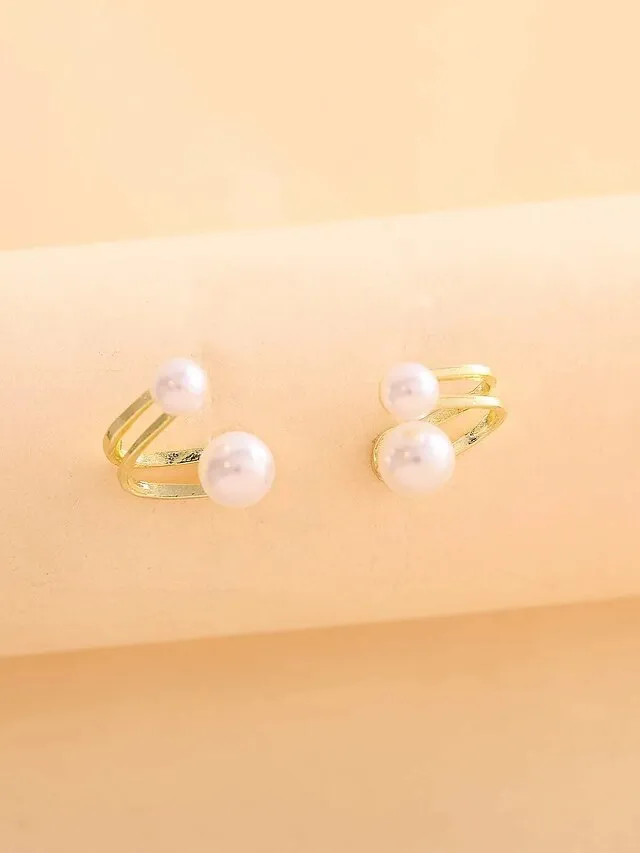 1 Pair Stud Earrings For Women's Street Daily Prom Alloy Classic Fashion
