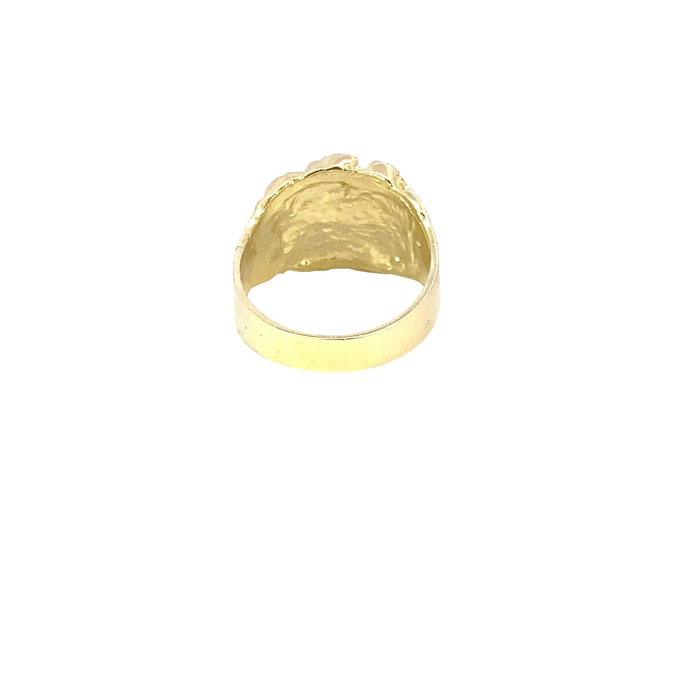 10K Gold Nugget Ring 6 Grams