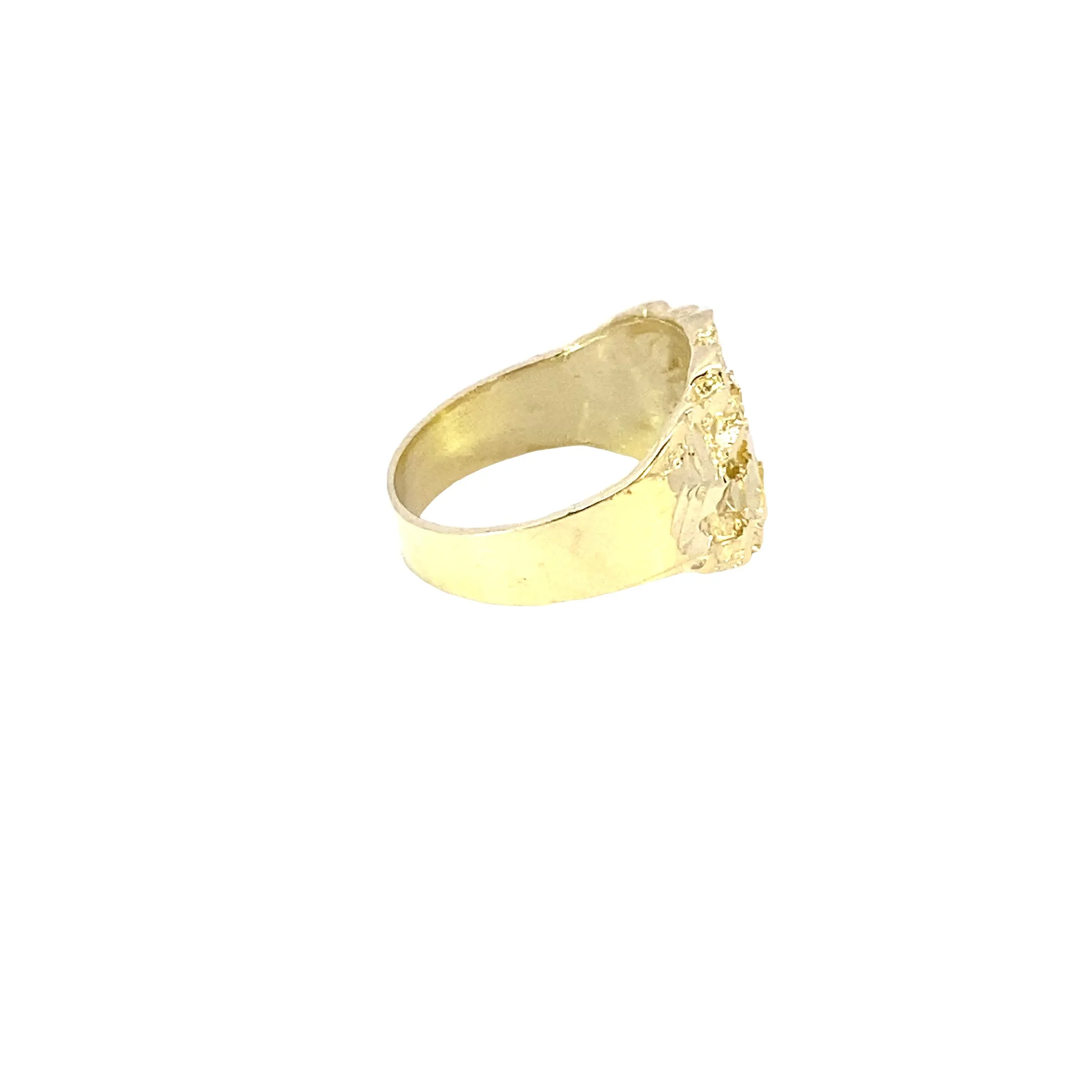 10K Gold Nugget Ring 6 Grams