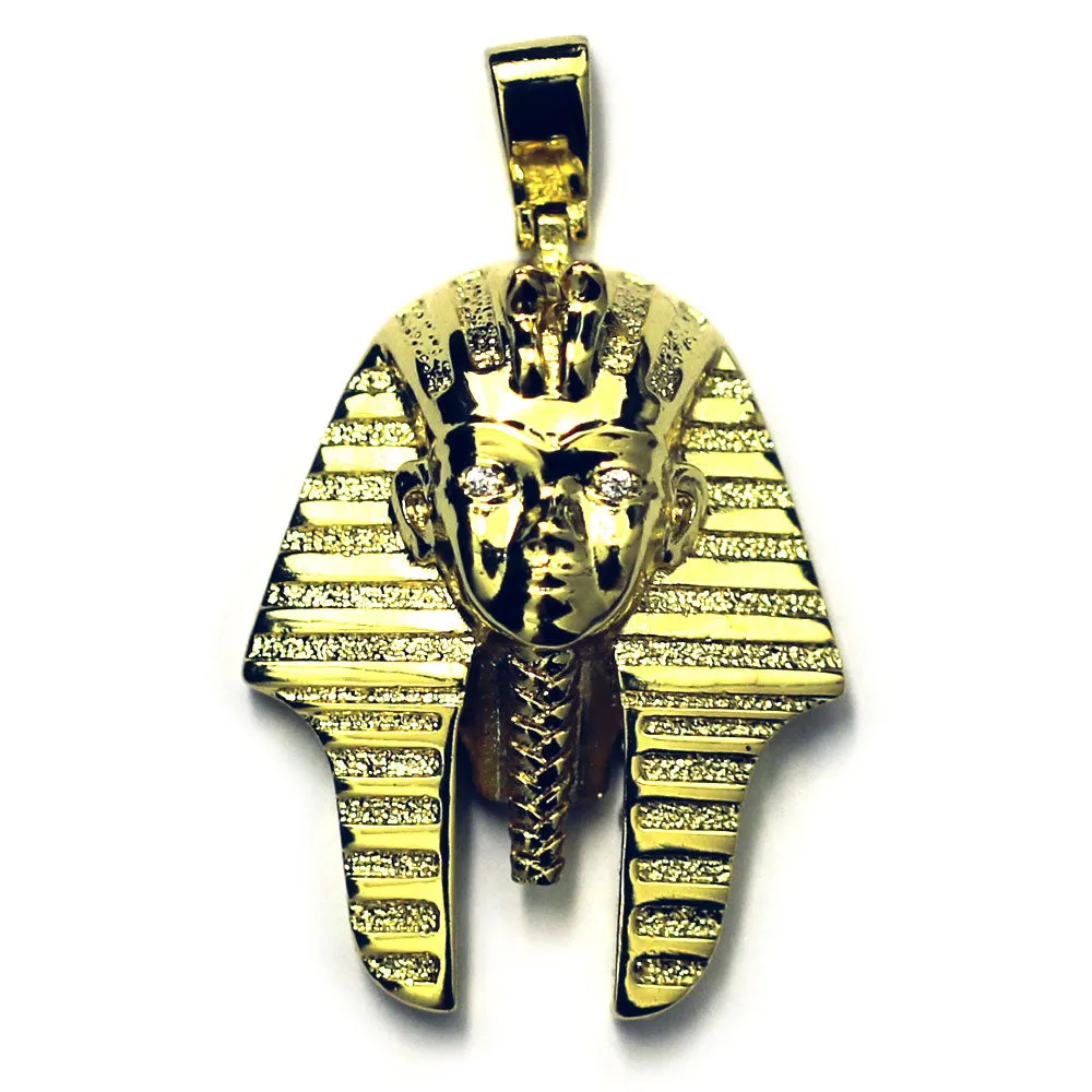 18k Gold Plated Small King Tut Pendant
