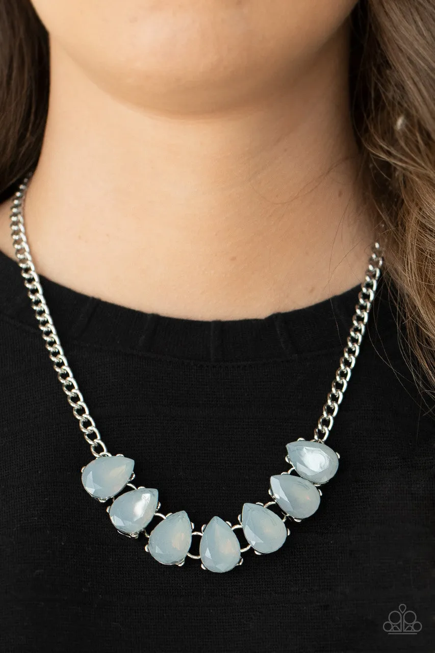 Above the Clouds Silver Paparazzi Necklace