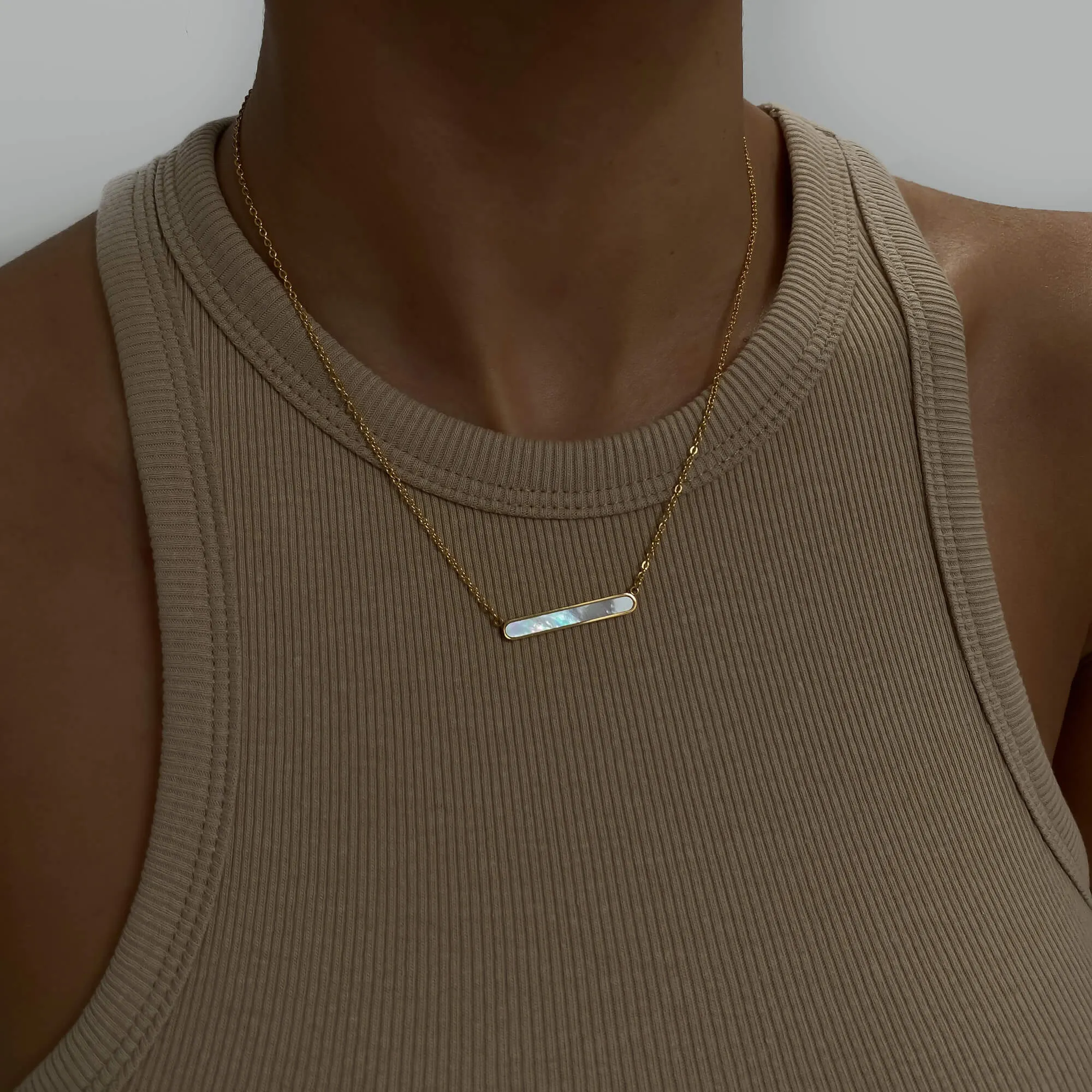 Amaya Opal Bar Necklace