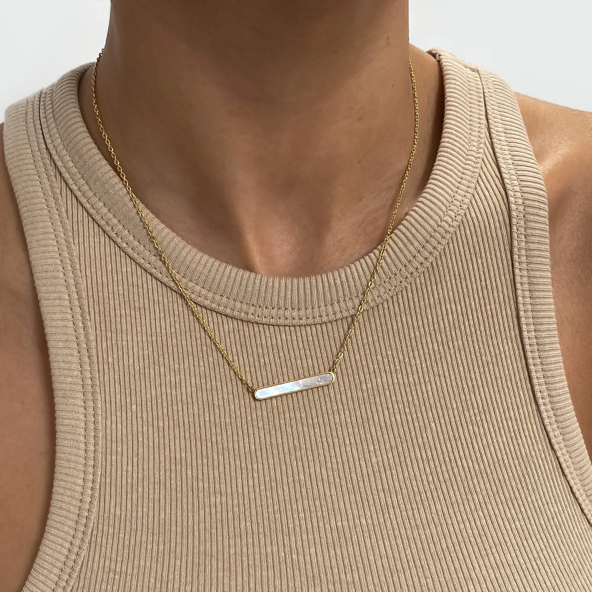 Amaya Opal Bar Necklace