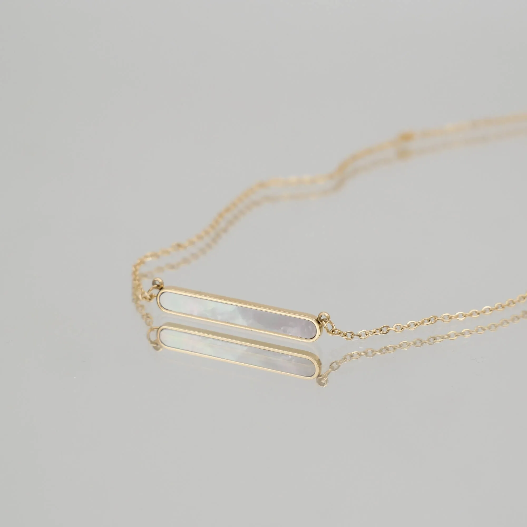 Amaya Opal Bar Necklace