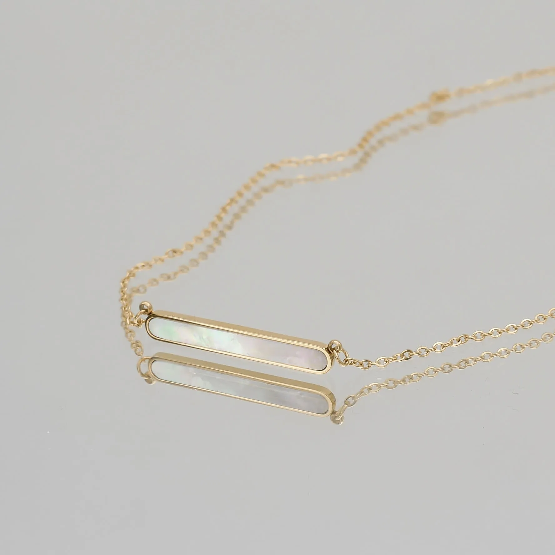 Amaya Opal Bar Necklace