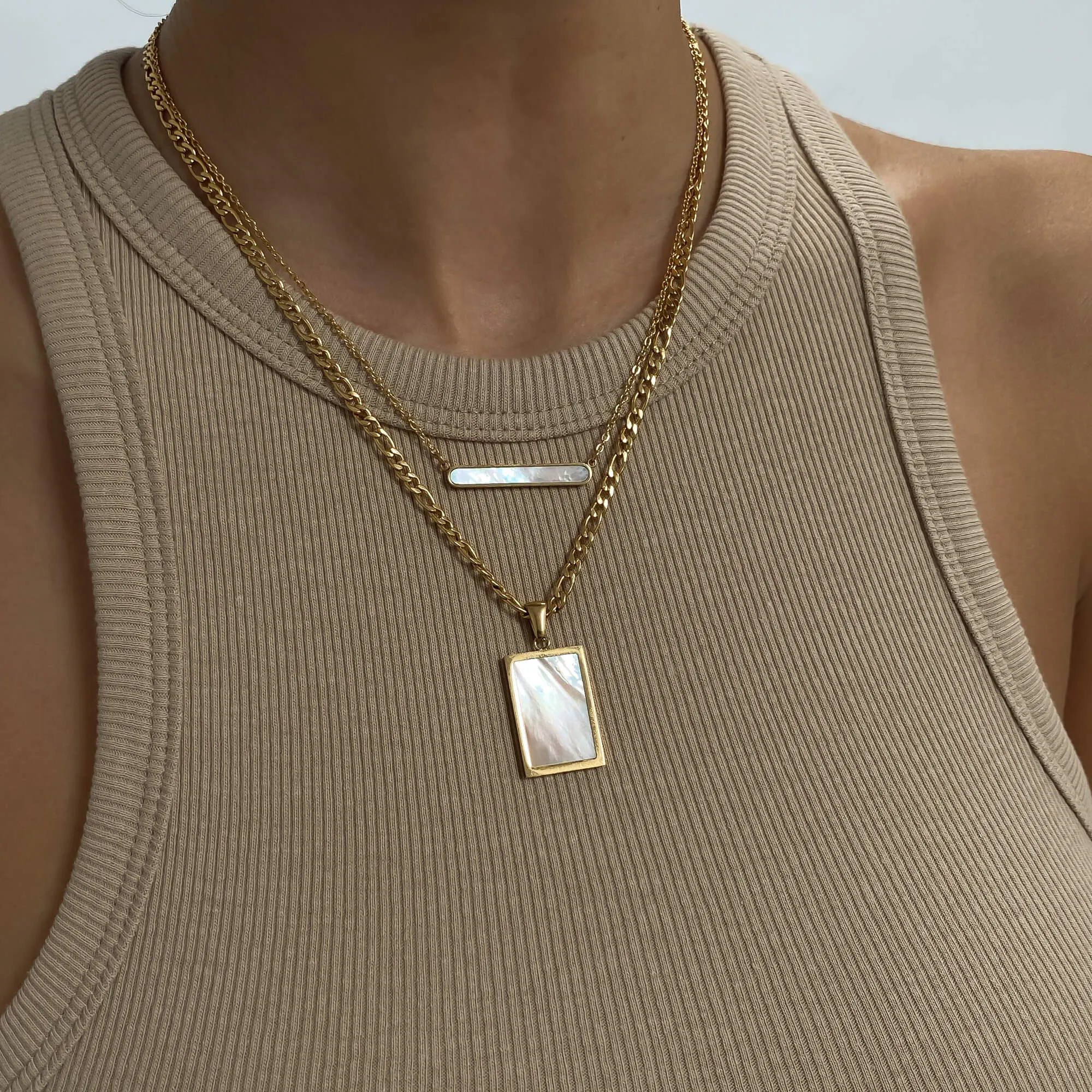 Amaya Opal Bar Necklace