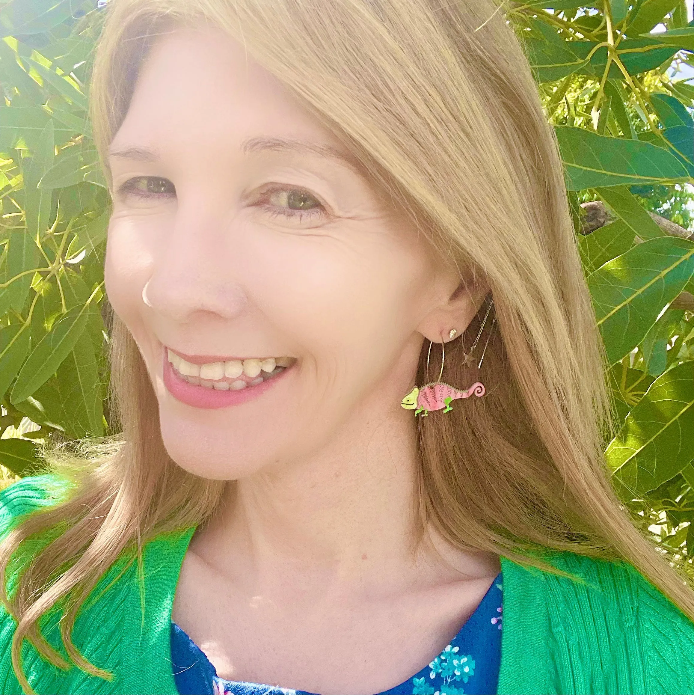 Chameleons of Watermelon 🍉 - Earrings - Set of 2