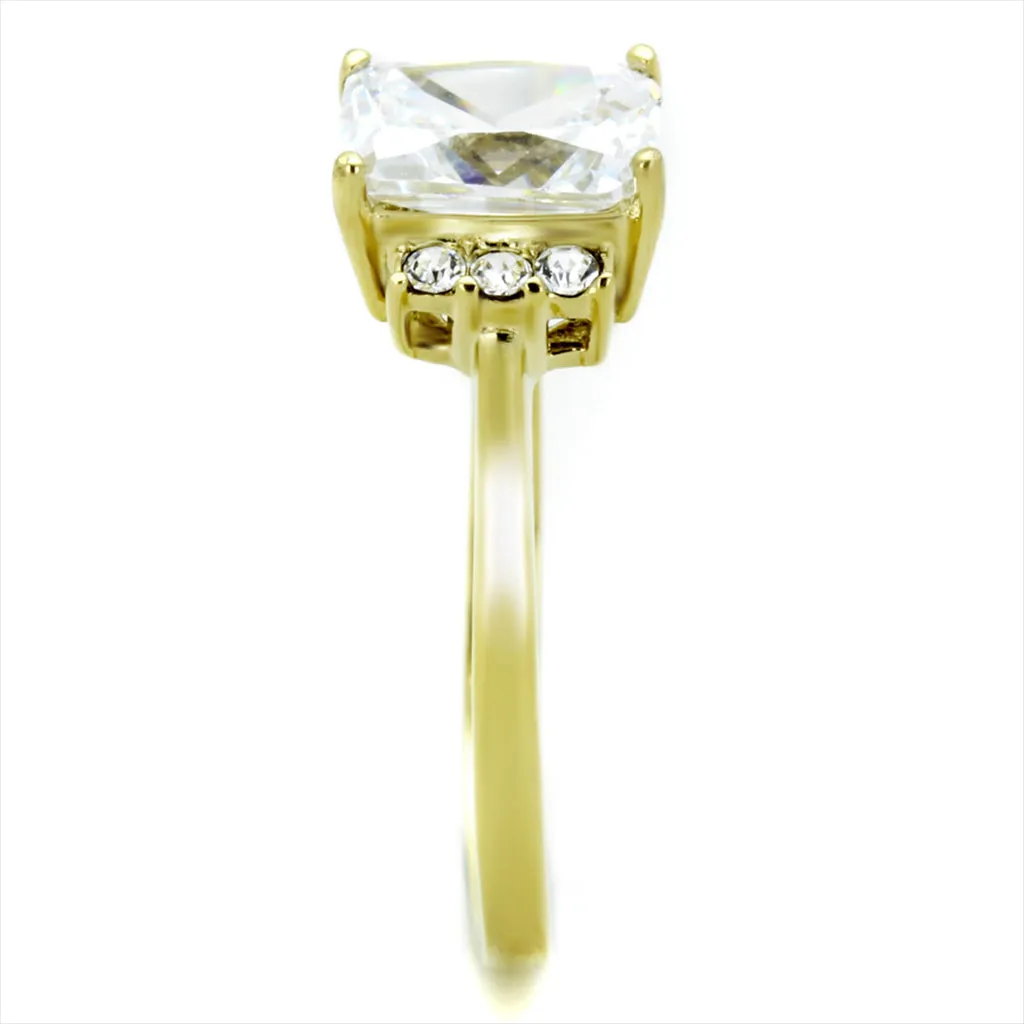 CJG2743 Stainless Steel AAA Grade CZ Ring
