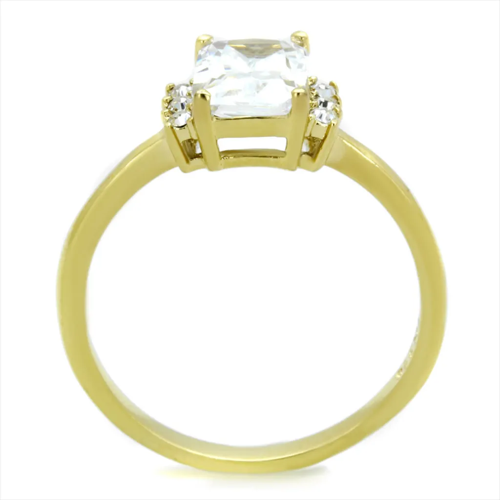 CJG2743 Stainless Steel AAA Grade CZ Ring
