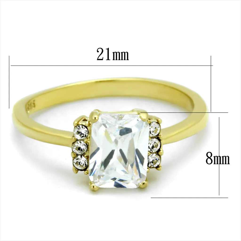 CJG2743 Stainless Steel AAA Grade CZ Ring