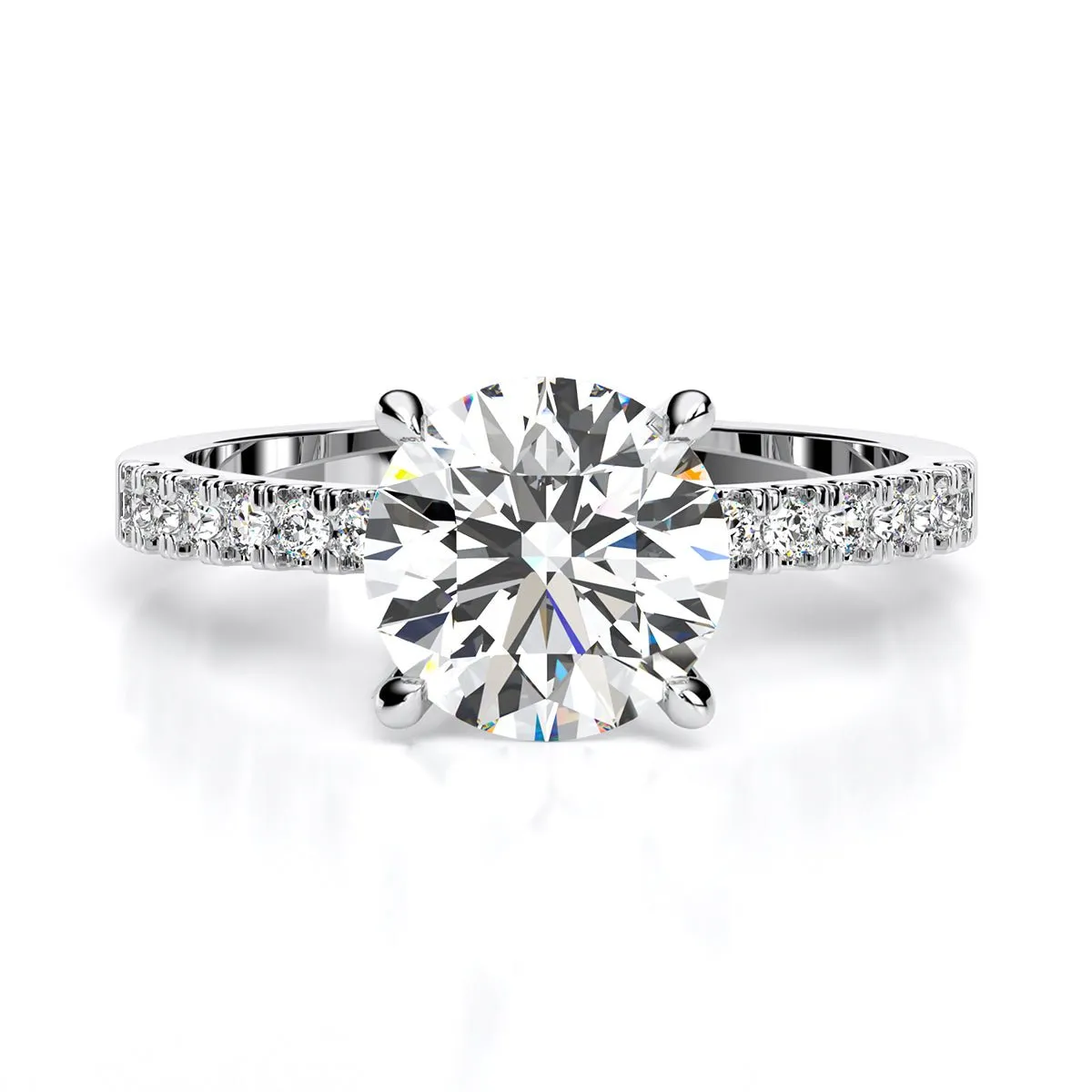 Dahlia - Round Lab Diamond Engagement Ring (IGI Certified)