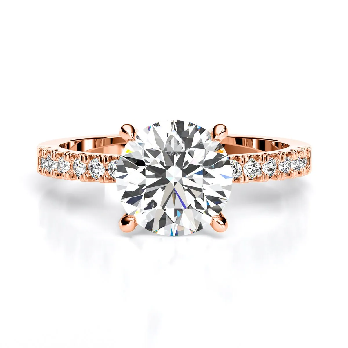 Dahlia - Round Lab Diamond Engagement Ring (IGI Certified)
