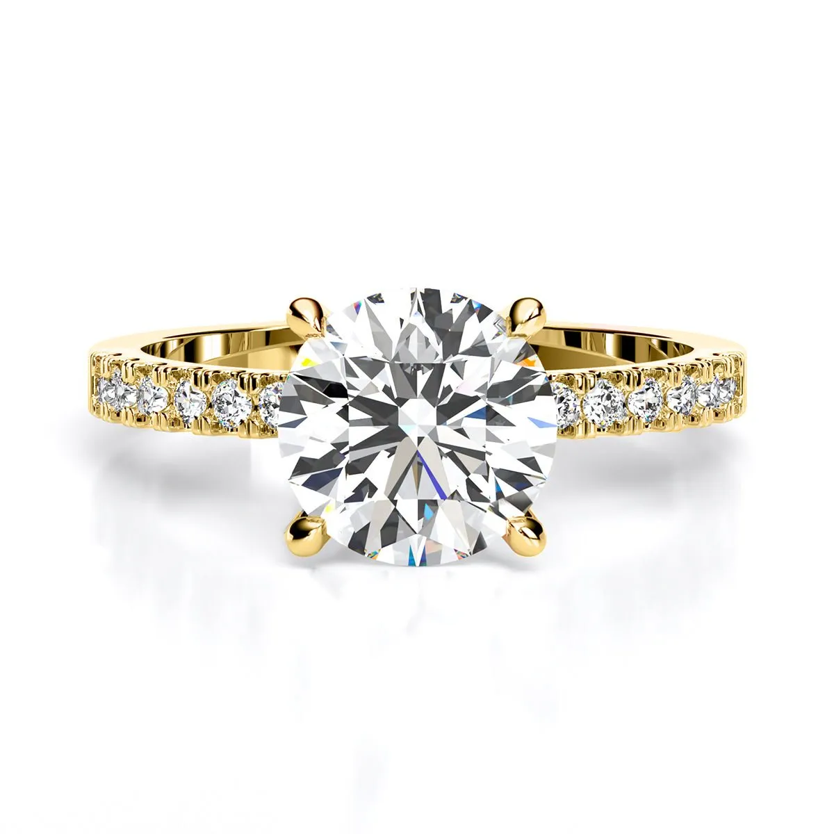 Dahlia - Round Lab Diamond Engagement Ring (IGI Certified)