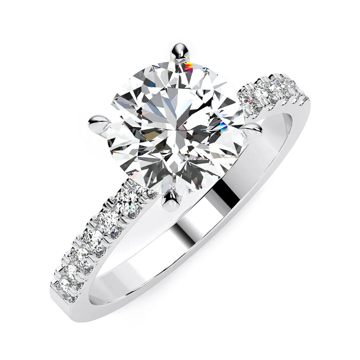Dahlia - Round Lab Diamond Engagement Ring (IGI Certified)