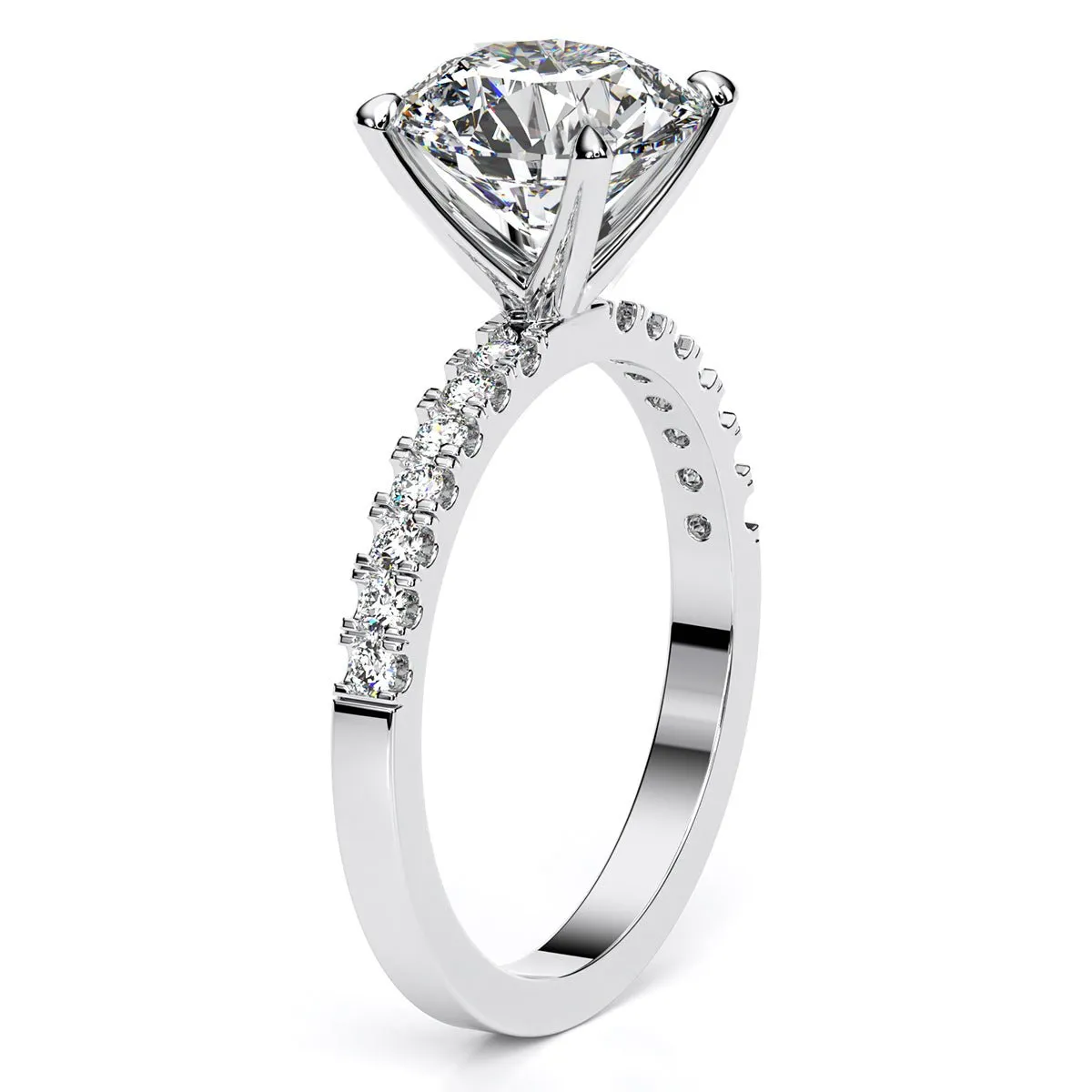 Dahlia - Round Lab Diamond Engagement Ring (IGI Certified)