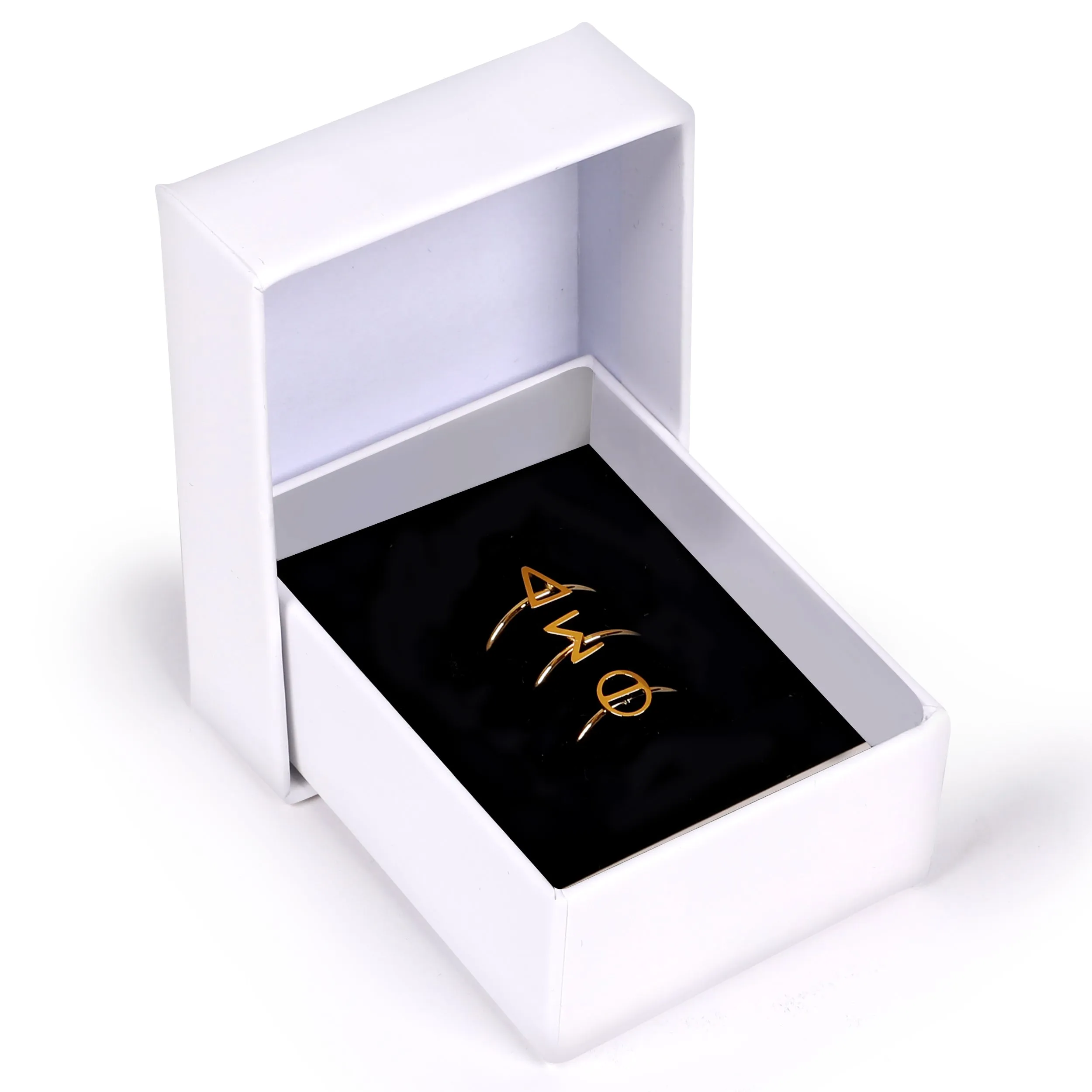 Delta Sigma Theta Stacking Ring Set