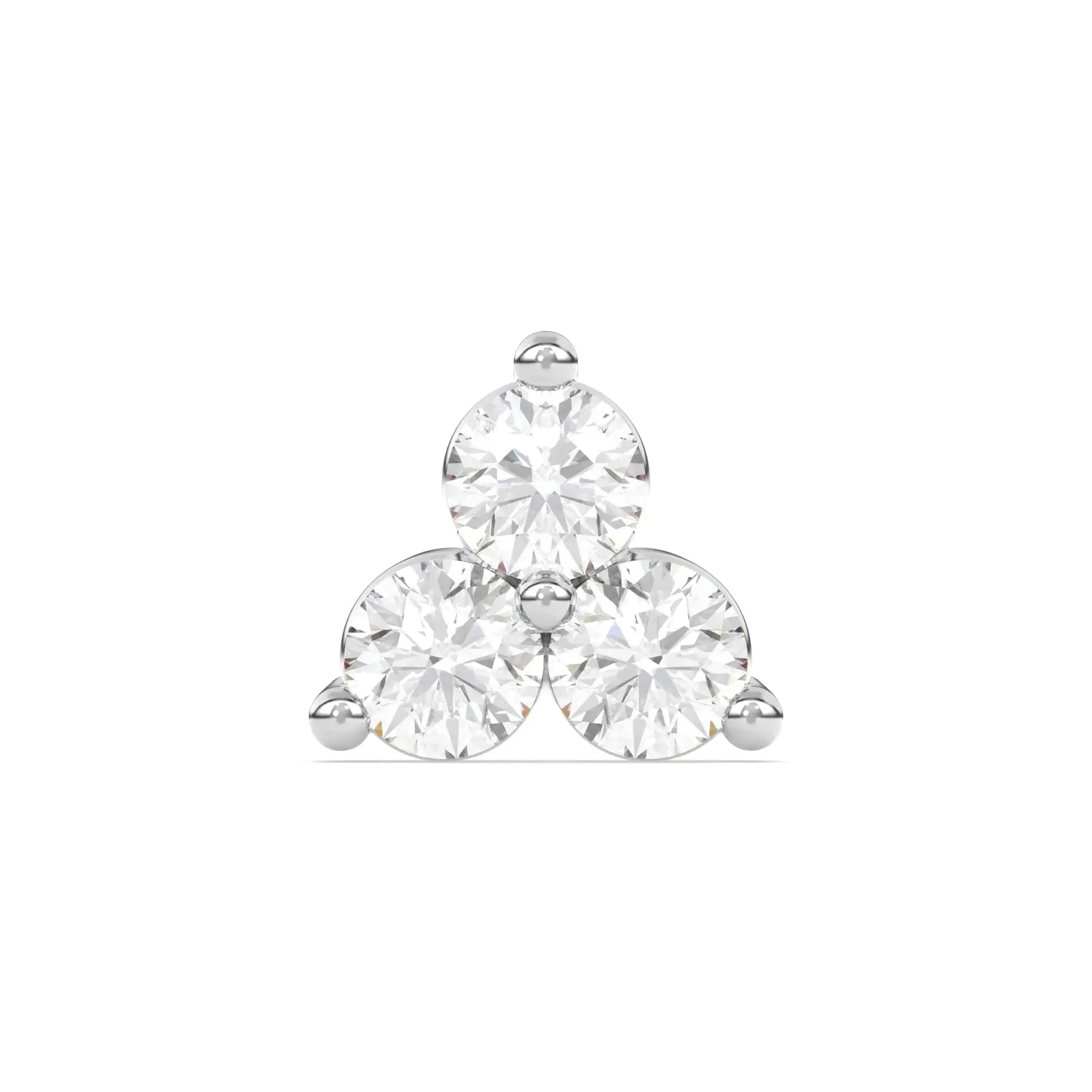Diamond Triple Stud