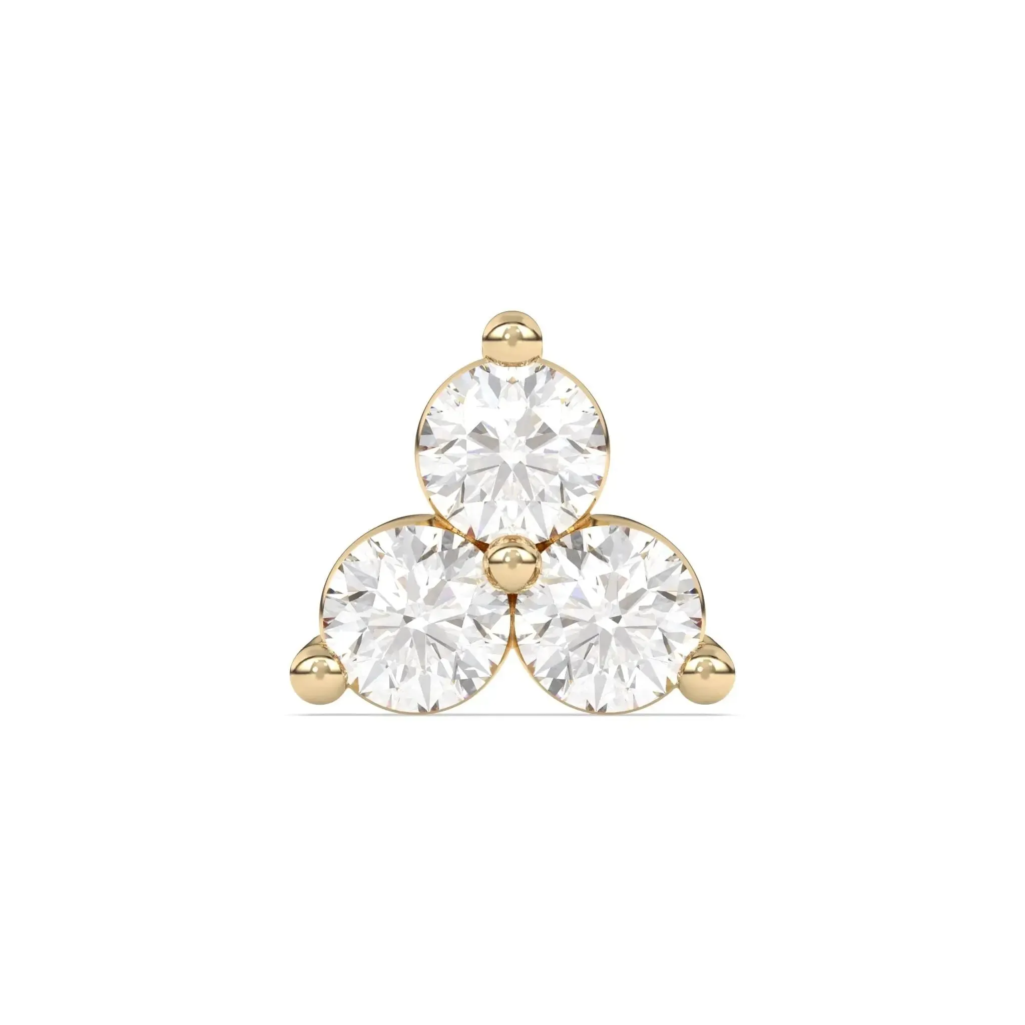 Diamond Triple Stud