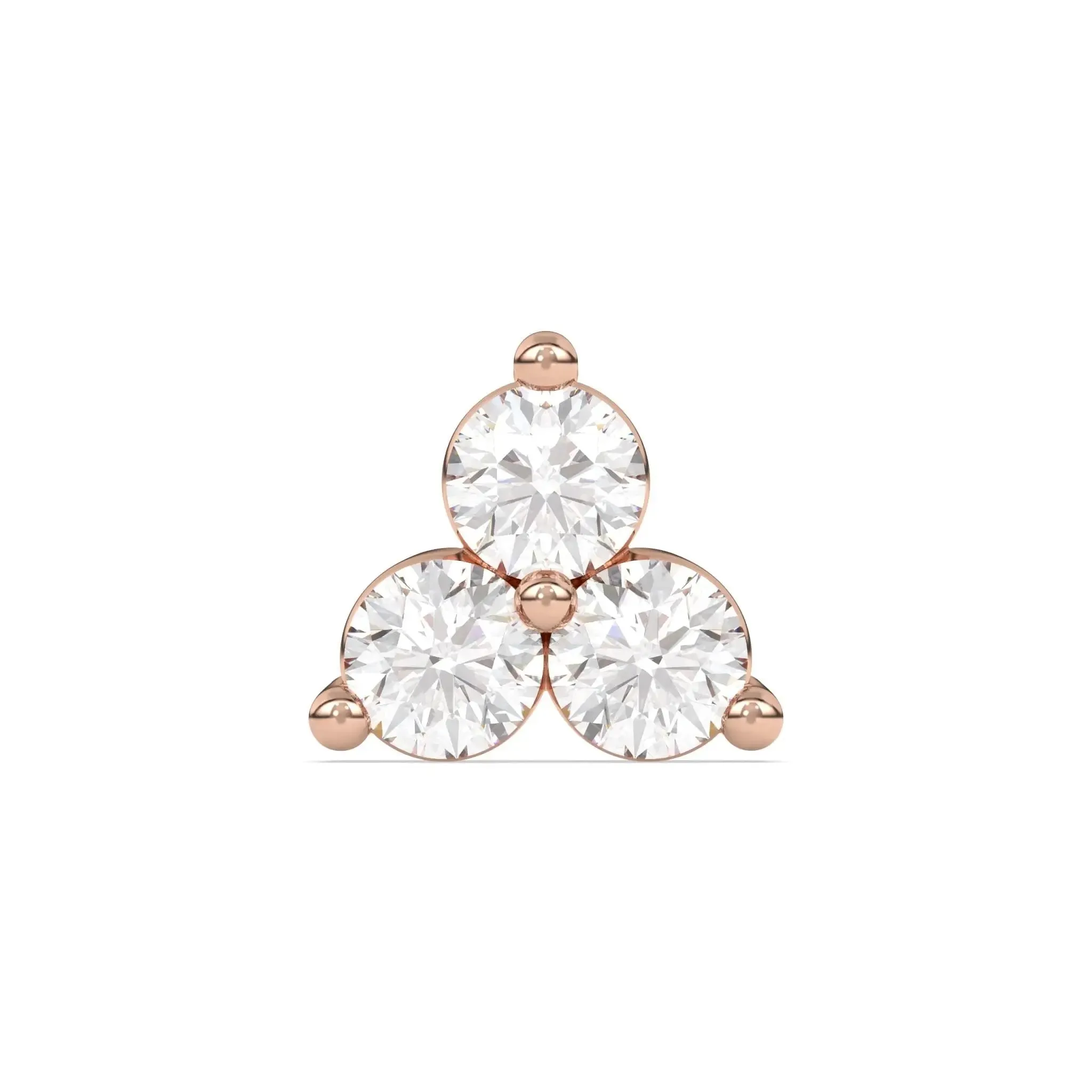 Diamond Triple Stud