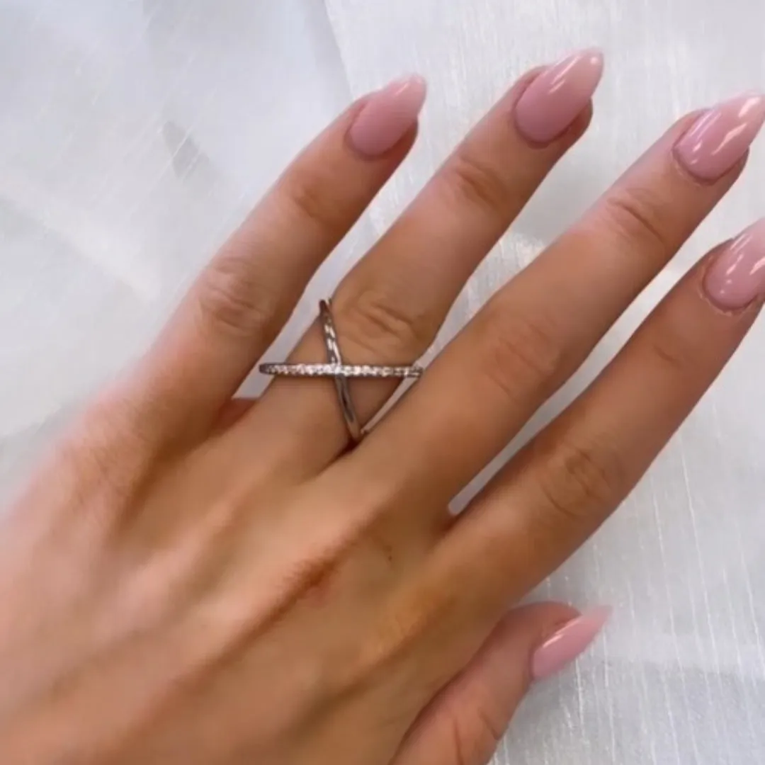 Diamond X Ring