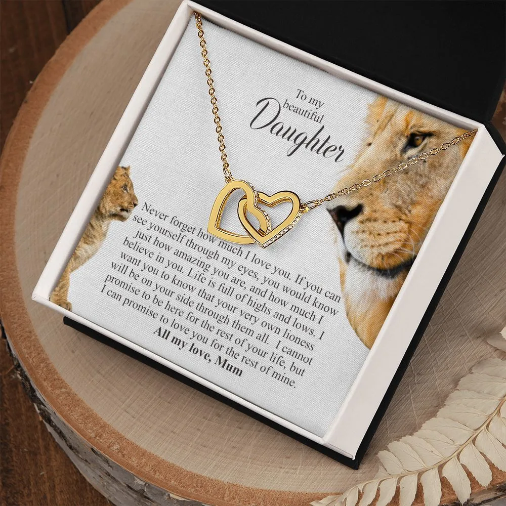 Gift for Girls | To my beautiful daughter | Love Mum | Minimalist Necklace