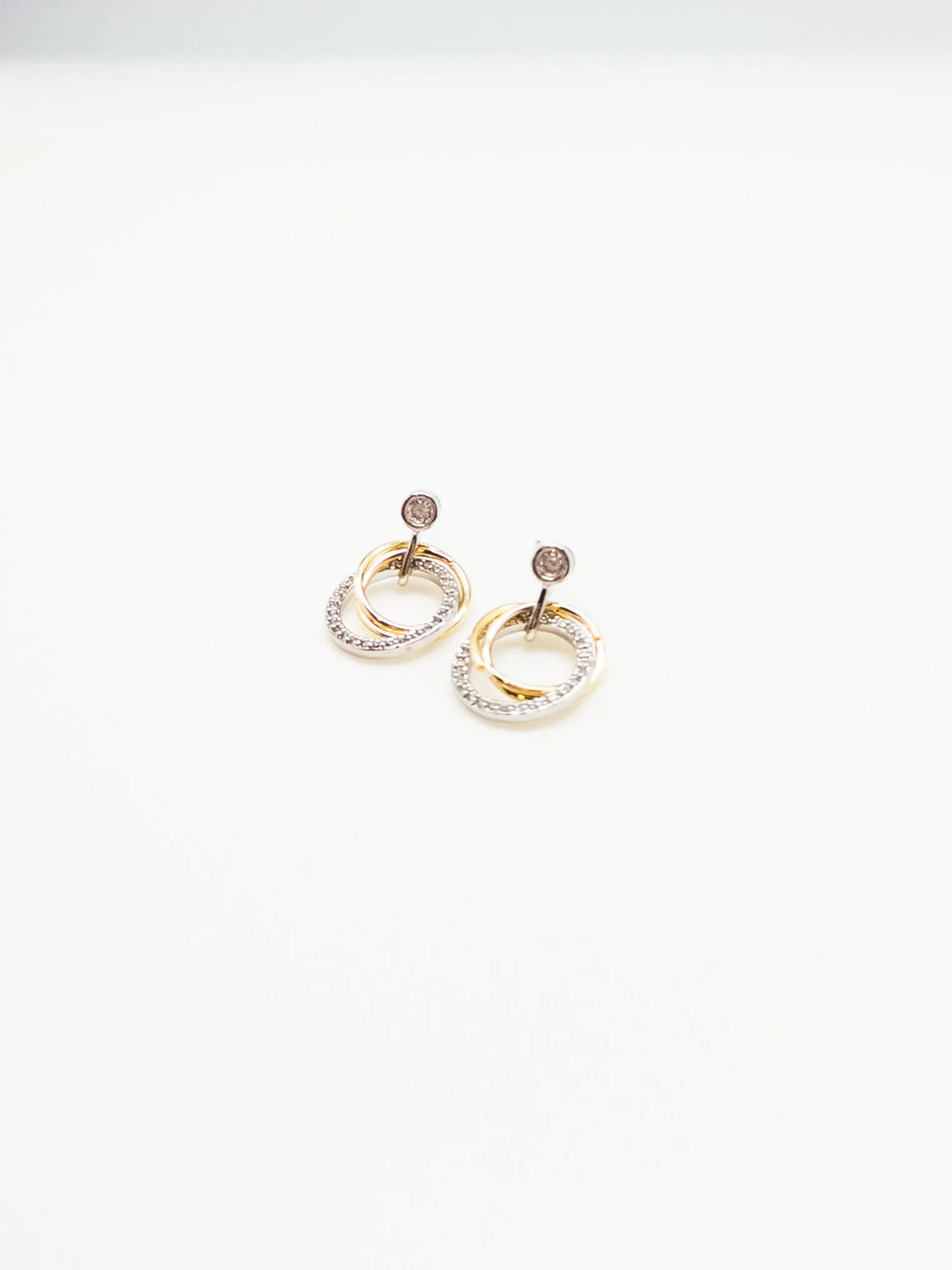 Juno Double Hooped Gold Dangly