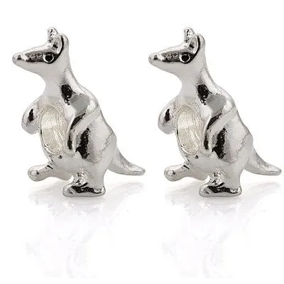 Kangaroo Charm European Bead Compatible for Most European Snake Chain Bracelet