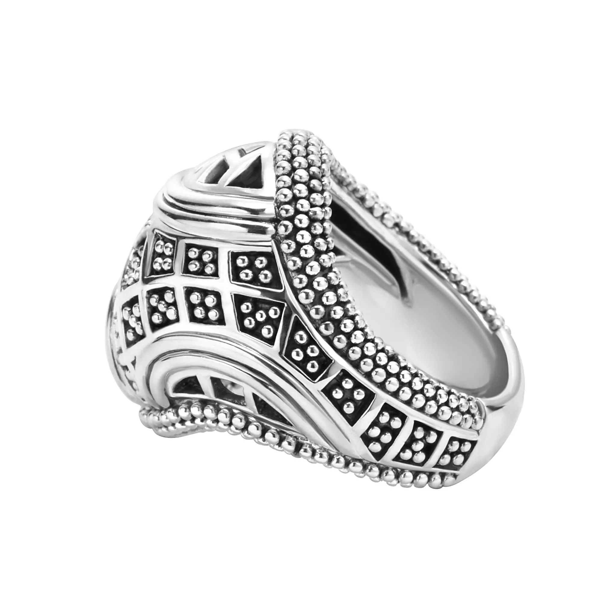 Keep Memory Alive Caviar Statement Ring