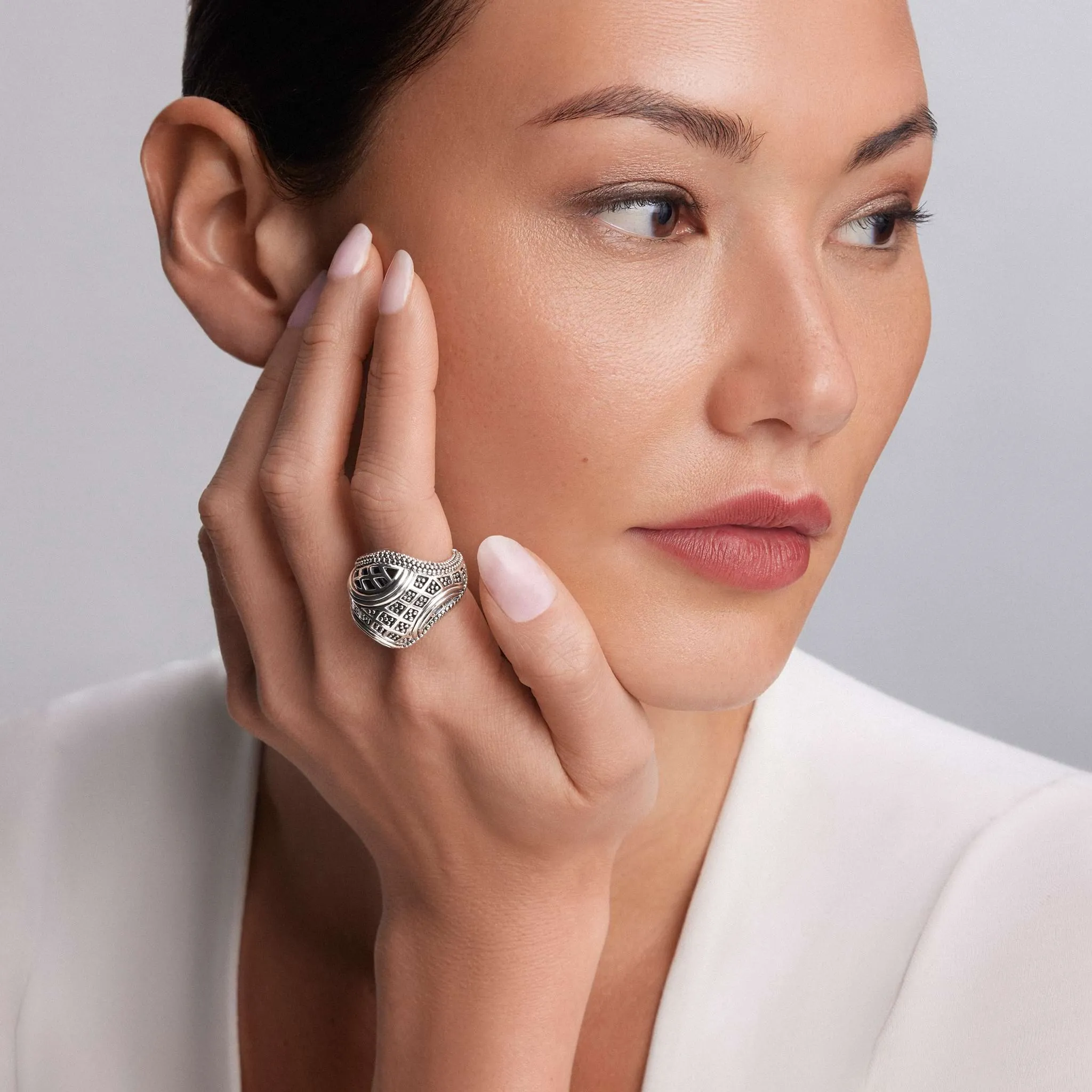 Keep Memory Alive Caviar Statement Ring