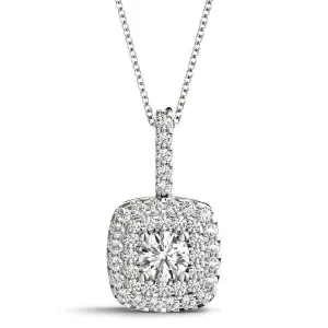 Ladies Halo Pendant 32487