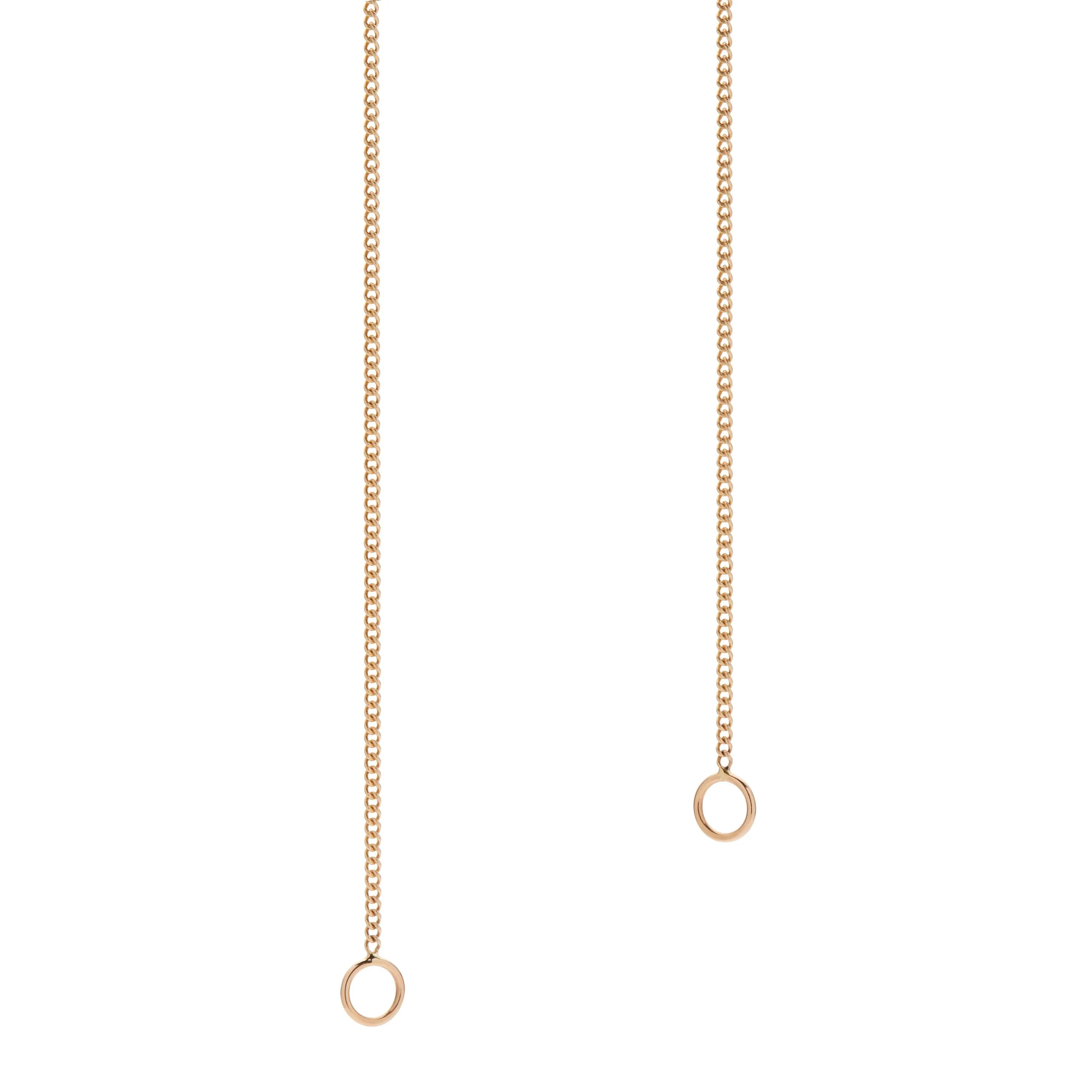 Marla Aaron 14k Yellow Gold Fine Curb Link Chain