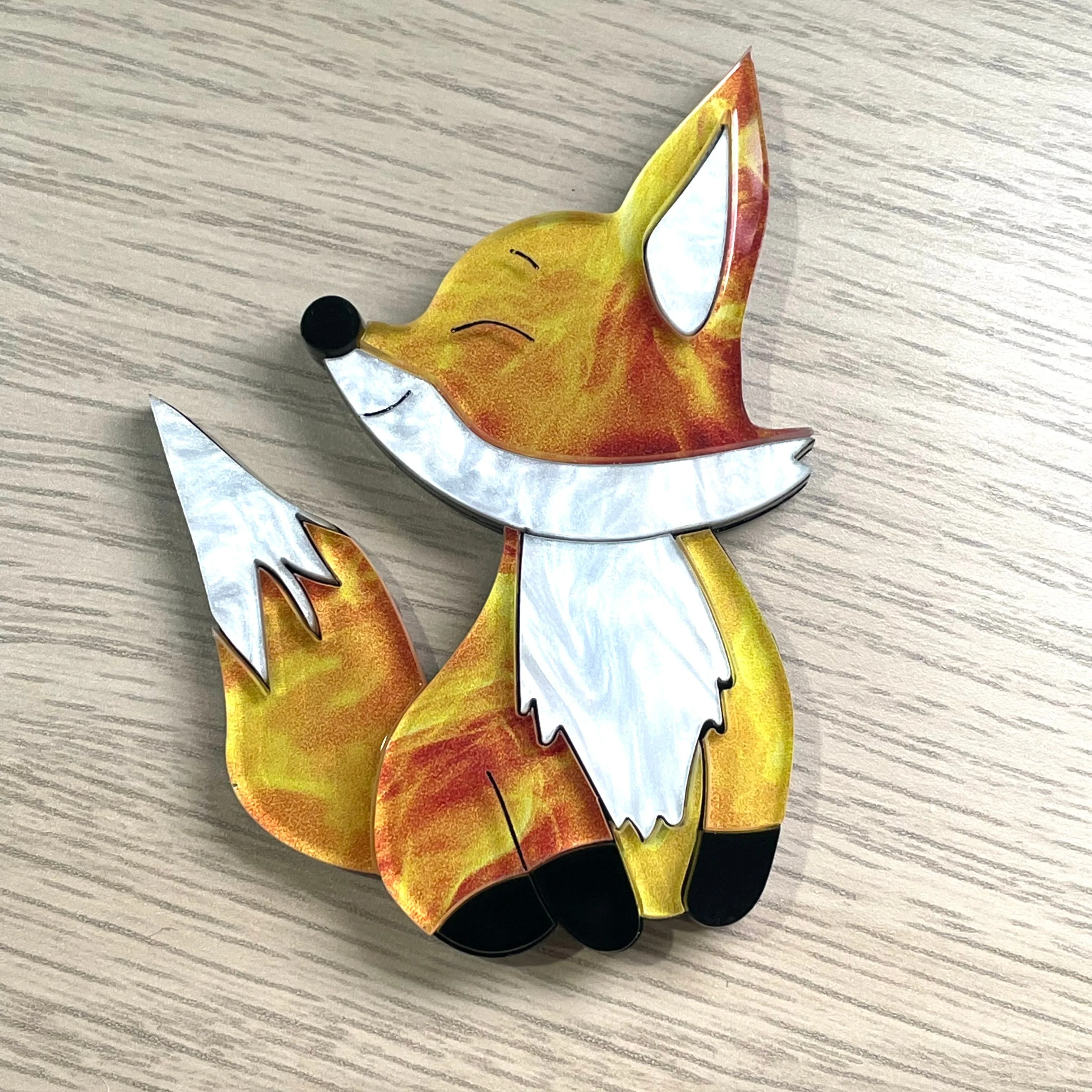 Mordor the Fox - Brooch