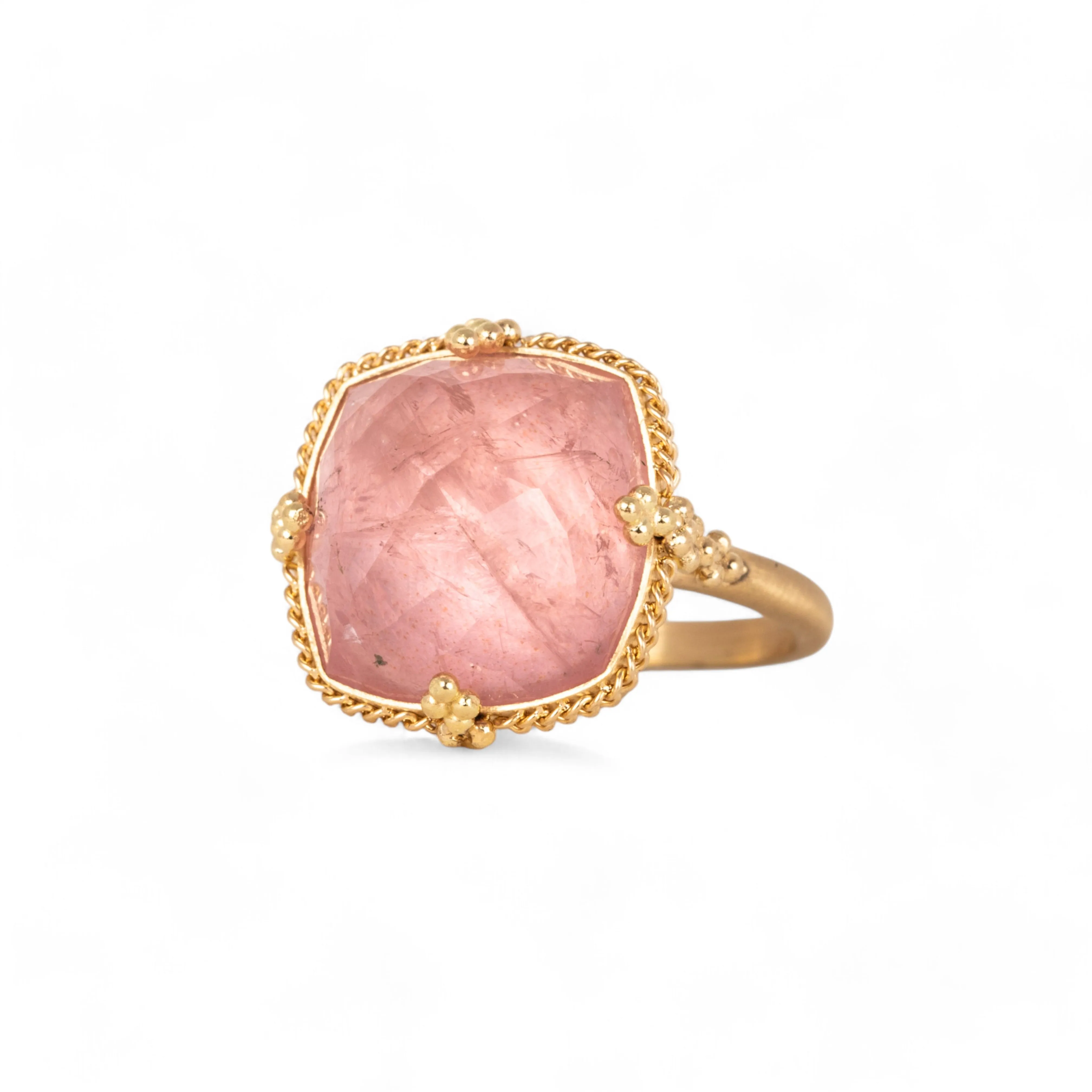 Morganite Statement Ring