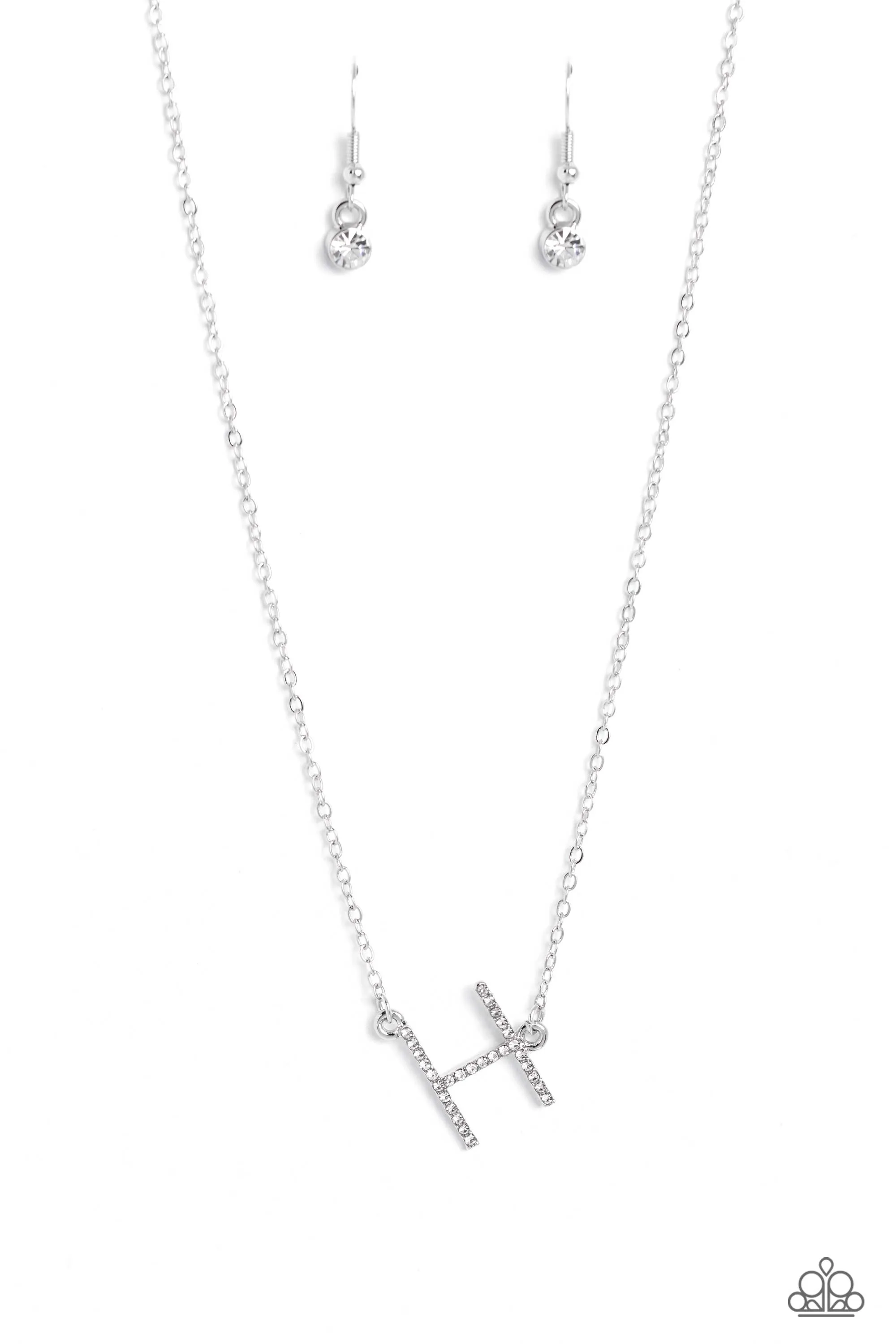 Necklaces INITIALLY Yours - H - White
