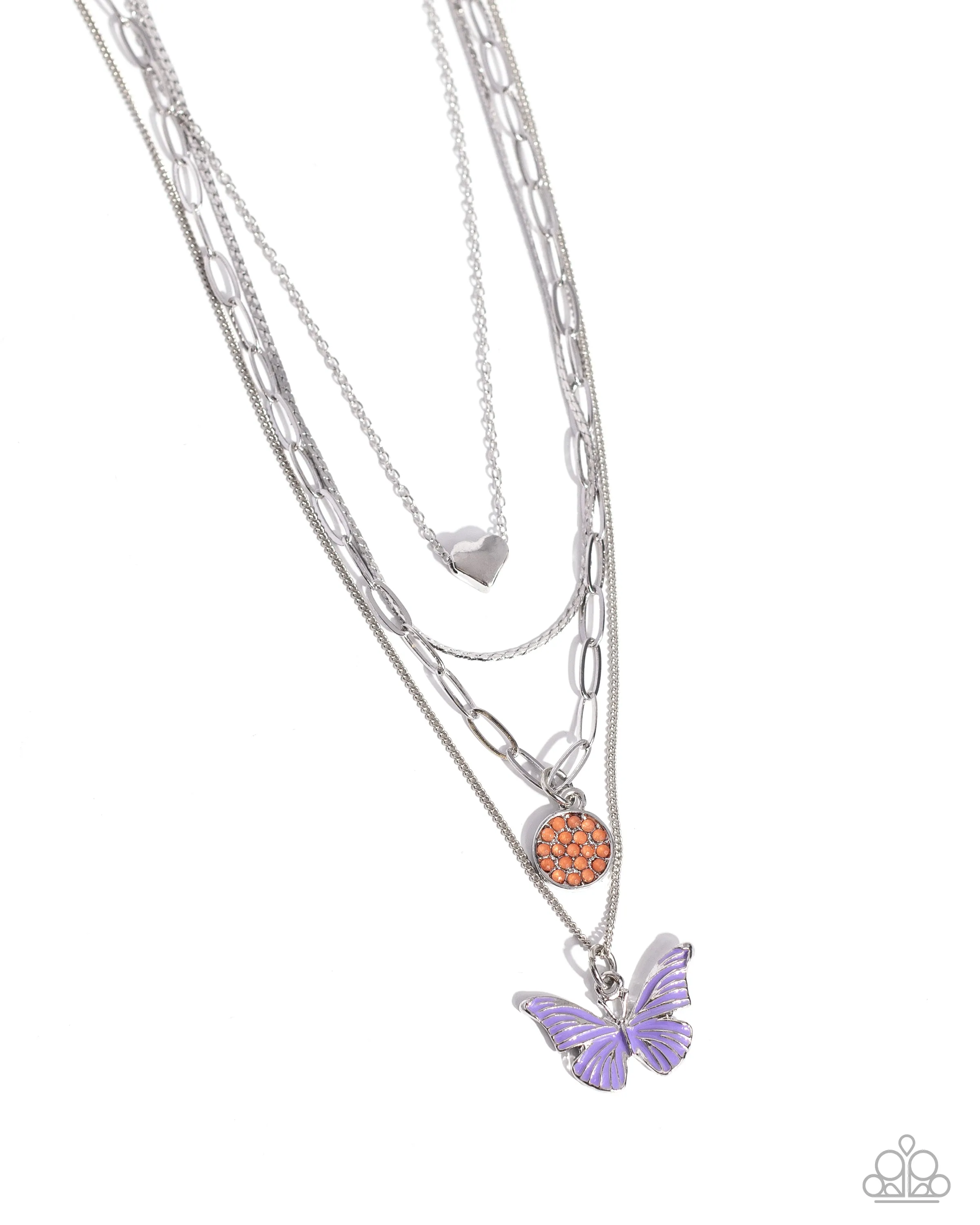Necklaces Whimsical Wardrobe - Purple Butterfly N2428