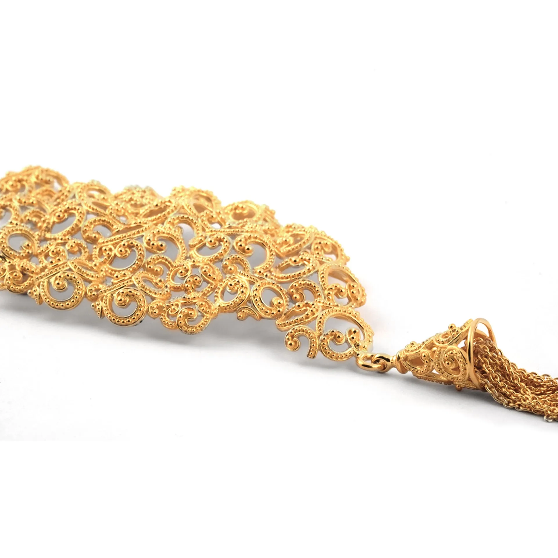 Ombak Segara Brooch Gold