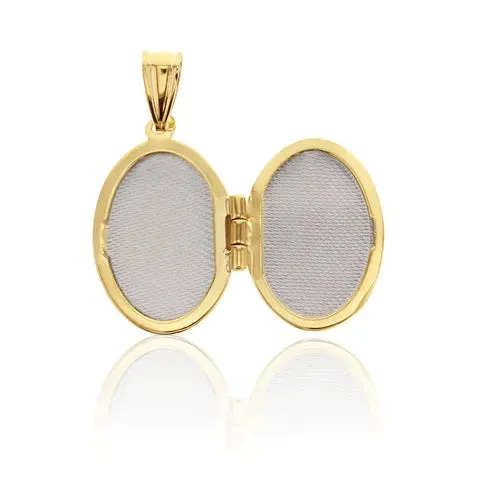 Plain Polished Oval Locket
