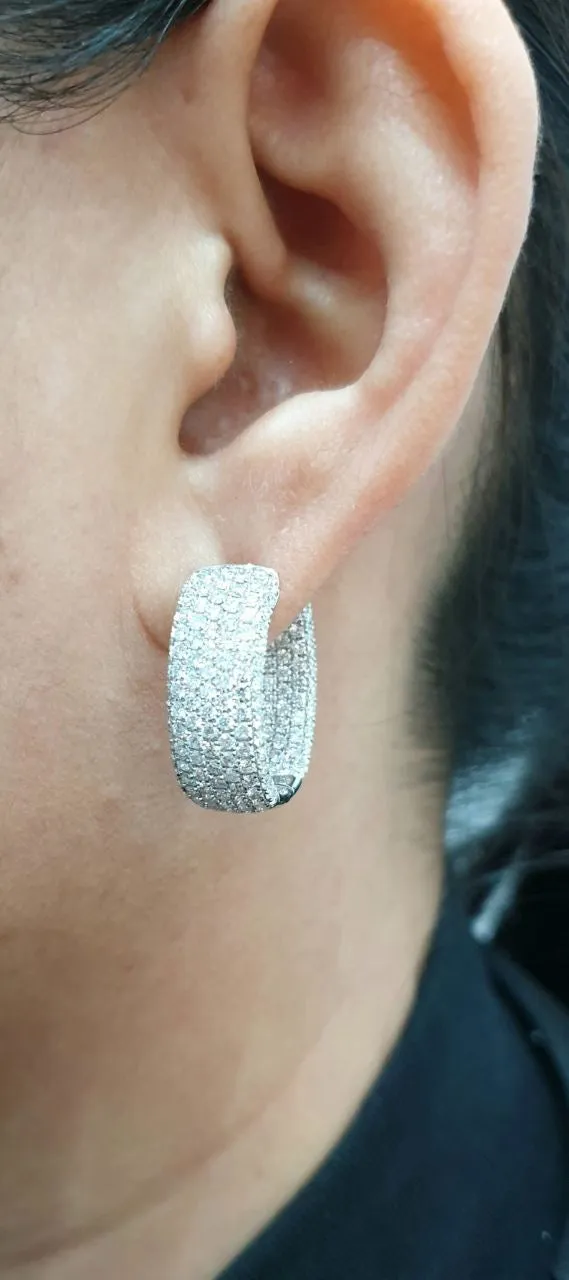 PREORDER | Hoop Millionaire’s Diamond Earrings 14kt