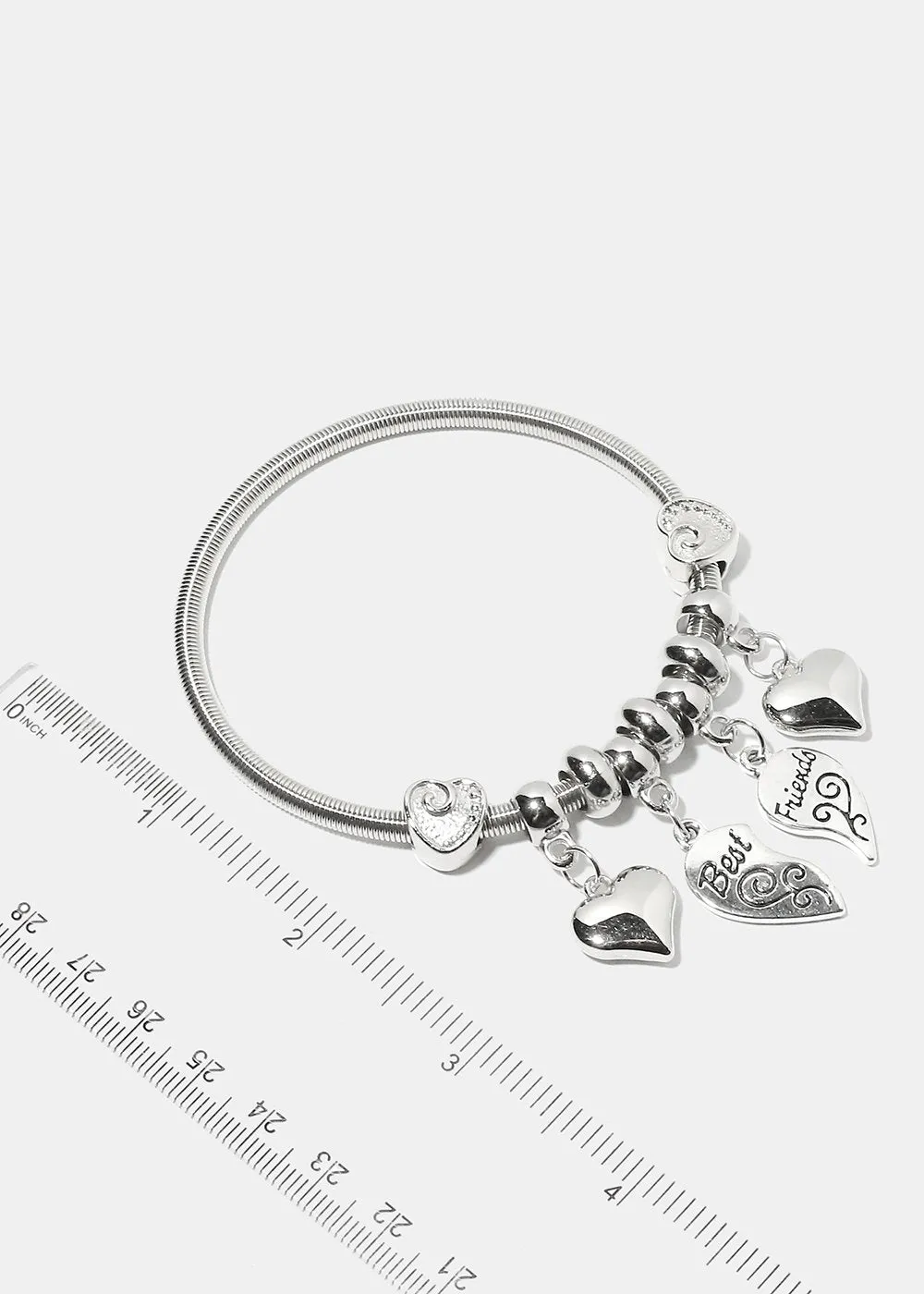 "BEST FRIEND" Multi Charm Bracelet