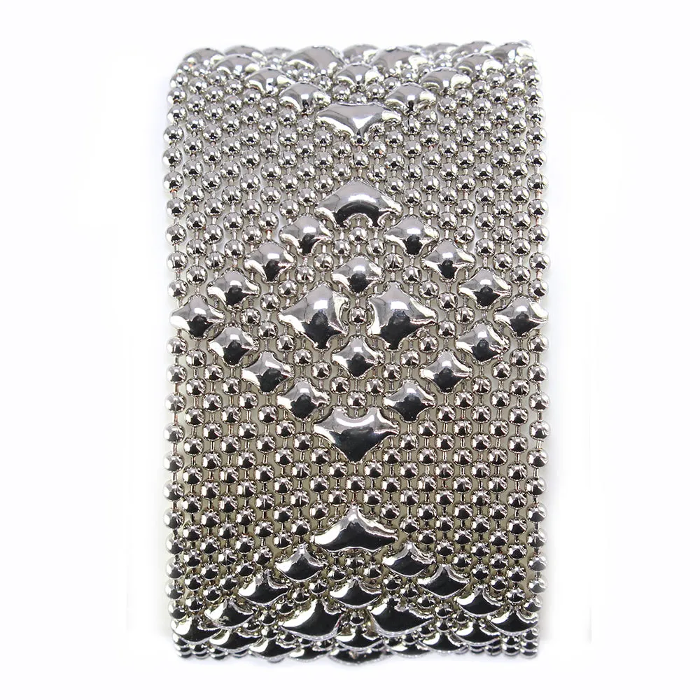 SG Liquid Metal TB32-N Chrome Finish Bracelet by Sergio Gutierrez