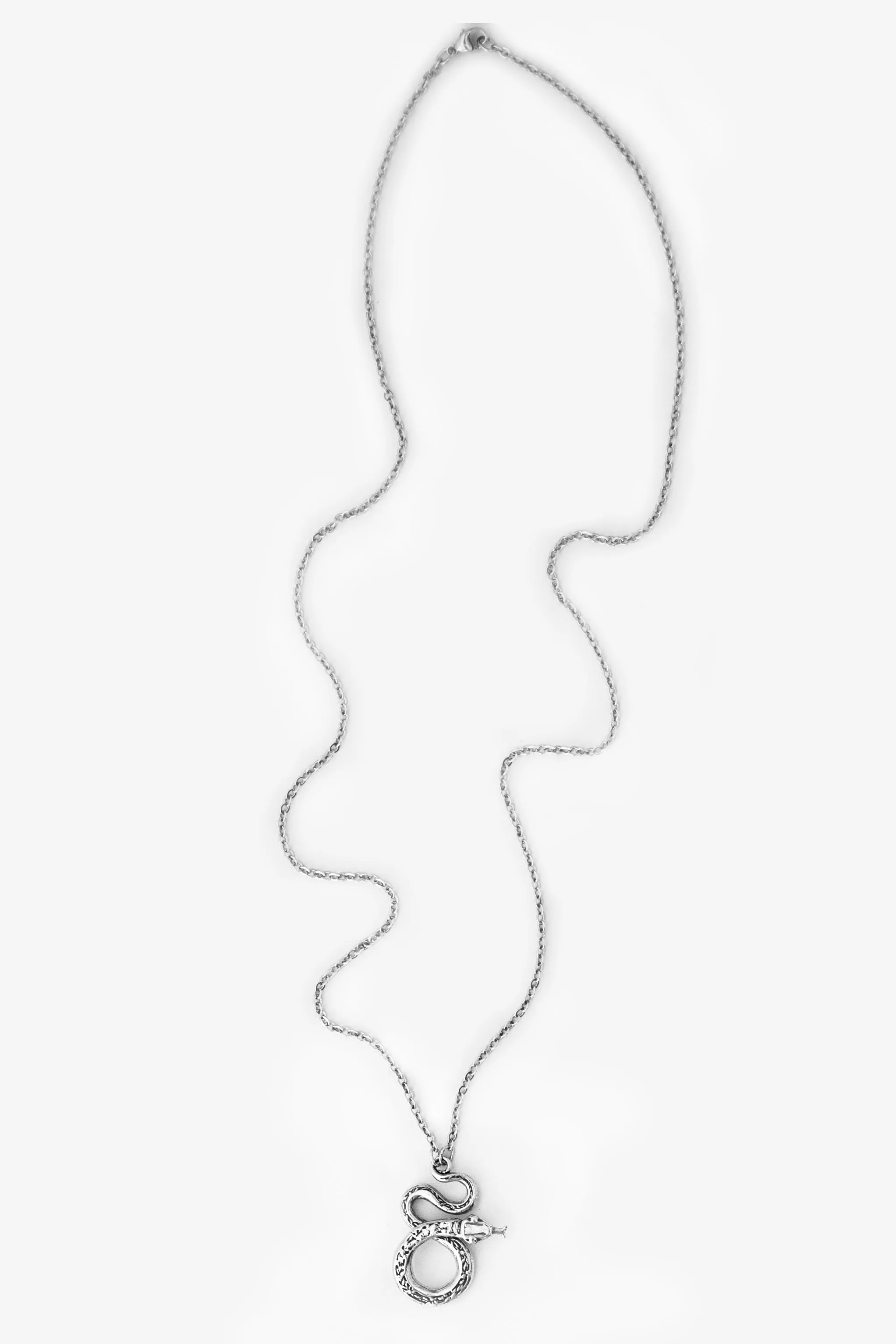 Snake Sterling Silver Necklace