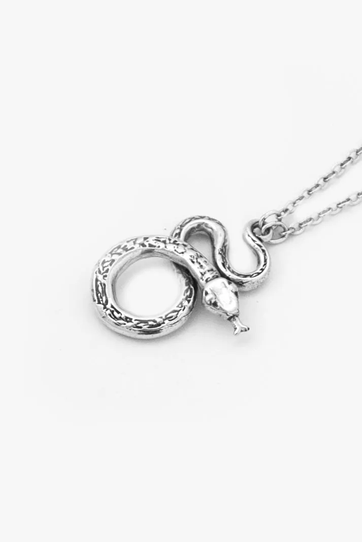 Snake Sterling Silver Necklace